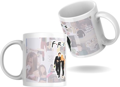 StainStyle Printed Ceramic F.R.I.E.N.D.S Design Ceramic Coffee/Tea Ceramic Coffee Mug(300 ml)