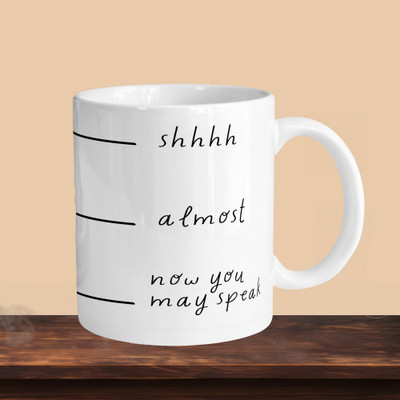 Print Ginnie 101_Shhh R Ceramic Coffee Mug(325 ml)