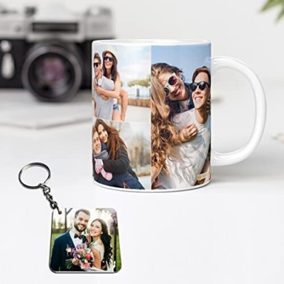 Mahakaal photo printed cup/mug with keychain Ceramic Coffee Mug(300 ml)