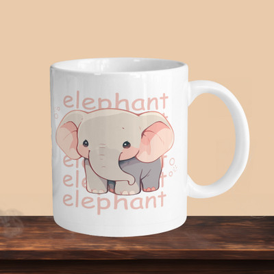 Hunter Studio 101_Elephant R Ceramic Coffee Mug(330 ml)