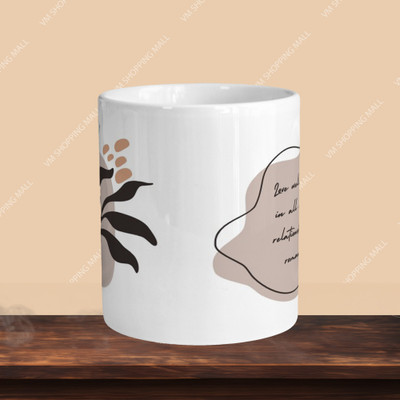 Print Ginnie 101_VM Nice Day L-H Ceramic Coffee Mug(350 ml)