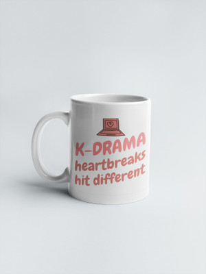 Epic Merch K-drama heartbreaks Ceramic Coffee Mug(350 ml)