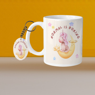 VM MALL 101_VM I Only Talk To Cat People L-S Ceramic Coffee Mug(335 ml, Pack of 2)