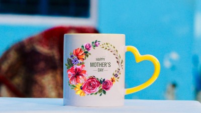 PRINT YOUR DREAM Happy mothers day Theme Printed Coffee Ceramic Coffee Mug(330 ml)