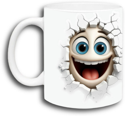 RSRCreations Unique Style Printer 11oz Coffee Ceramic Coffee Mug(350 ml)