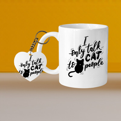 Printhorizon 101_VM Happy L-R Ceramic Coffee Mug(330 ml, Pack of 2)