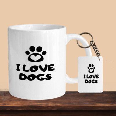 Hunter Studio 101_I Love Dogs R-R Ceramic Coffee Mug(330 ml)