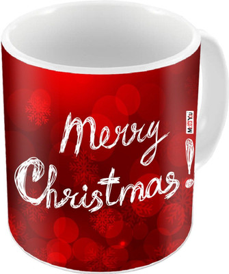 ME&YOU Christmas Gifts for Family, Friends, Relatives, Neighbors, Christmas Theme Printed Gift, Beautifully printed IZ18DTChristmasMu-011 Ceramic Coffee Mug(325 ml)