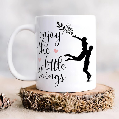 Hunter Studio Motivational Mindset 325ml White Coffee and Tea Cup with M_340 Ceramic Coffee Mug(325 ml)