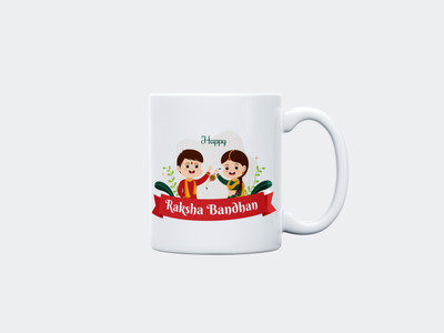 PrintTeam Raksha Bandhan Printed Ceramic Coffee Mug(330 ml)