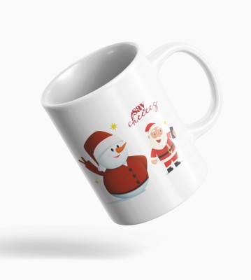 NarayaniCollectionss Christmas Theme Selfie Coffe Best Gift for Family ,Friends Ceramic Coffee Mug(250 ml)