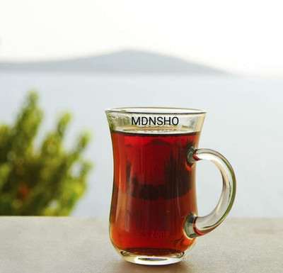 MDNSHO Turkish Style Mini Tea/Espresso/Black Tea/Green Tea Coffee Cup Glass 145 ml Glass Coffee Mug(145 ml, Pack of 6)