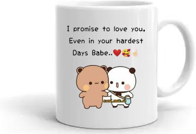 Ser Ak BUBU DUDU PROMISE MUG Ceramic Coffee Mug(325 ml)