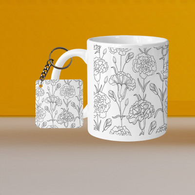 Hunter Studio 101_VM Be As Strong L-S Ceramic Coffee Mug(335 ml, Pack of 2)