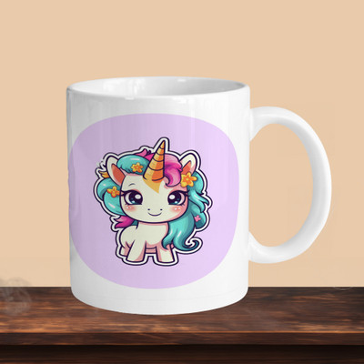 VM MALL 101_Unicorn R Ceramic Coffee Mug(330 ml)