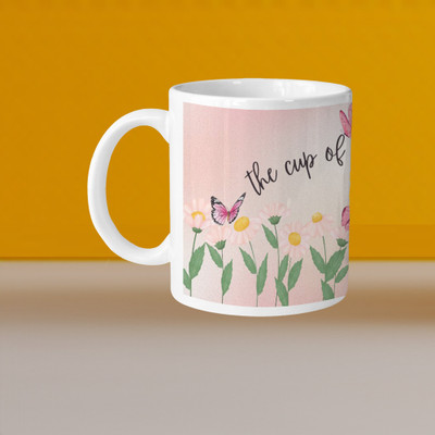 sublix NEW_VM Best Mom Blue L Ceramic Coffee Mug(300 ml)