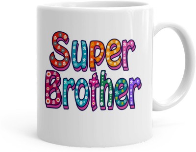 Kesri Gifts Super Brother Printed Theme(B24-103) Ceramic Coffee Mug(325 ml)