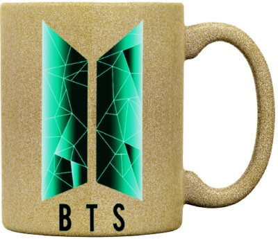 Elegaci Gifts Bts Coffee-MUG-069-GOLDEN Ceramic Coffee Mug(320 ml)