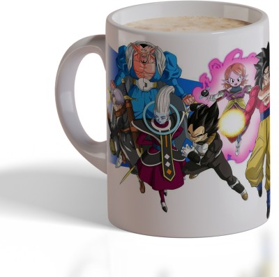 ECFAK Anime Themed Naruto Printed Premium Designer Ceramic Coffee Mug(350 ml)