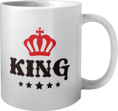 Phirki Studio KING Ceramic Coffee Mug(325 ml)