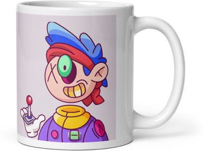Mr UVD Robot With Gamepad_MUGG Ceramic Coffee Mug(350 ml)