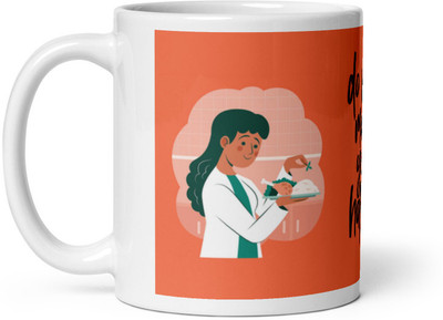 Mr UVD Do What Makes You Happy Gift Item Ceramic Coffee Mug(350 ml)