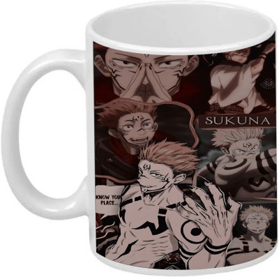 FAZAKA SUKUNA KNOW YOU PLACE ANIME Ceramic Coffee Mug(350 ml)