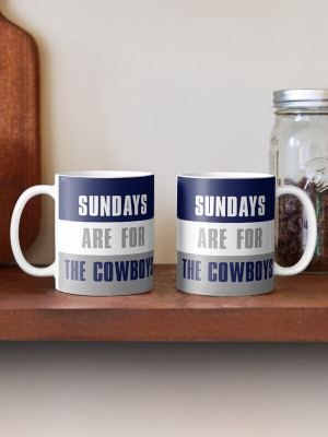 AaltuFaltu Sundays Are for The Cowboys | Dallas Cowboys Coffee Ceramic Coffee Mug(330 ml)