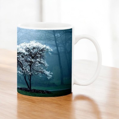 dk printing SNOWFALL MUG Ceramic Coffee Mug(350 ml)