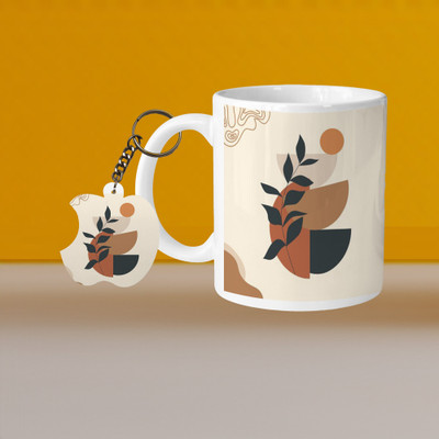 Print Ginnie 101_VM Morning Vibes L-A Ceramic Coffee Mug(325 ml)