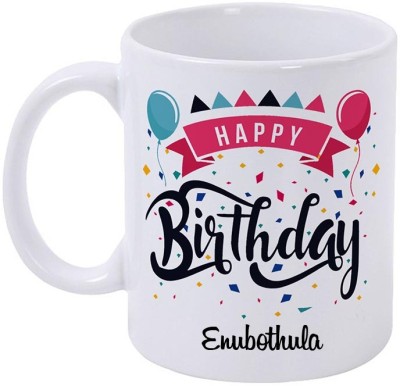 epheriwala Happy Birthday ENUBOTHULA /Birthday Gifts Printed Ceramic Coffee Mug(350 ml)