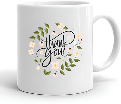 LoveGift Thank You mug Gift | Best mugs for Gift Ceramic Coffee Mug(325 ml)