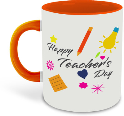 FLEXERSTYLE NEW2025-Teachers Day Printed Orange Coffee - D13 Ceramic Coffee Mug(325 ml)