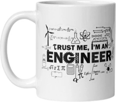Mr UVD Trust Me I Am Engineer gift for Engineers, ceramic coffee mug 11oz (33ml)_MUGG Ceramic Coffee Mug(350 ml)