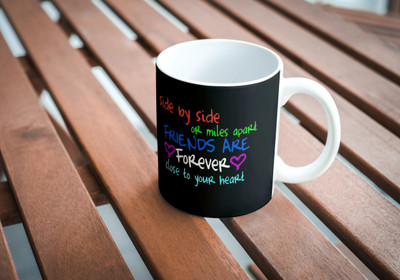 Mr UVD my friend are forever close to my heartceramic coffeee mug for you._MUGG Ceramic Coffee Mug(350 ml)