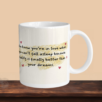 Hunter Studio 101_Cat Love R Ceramic Coffee Mug(330 ml)