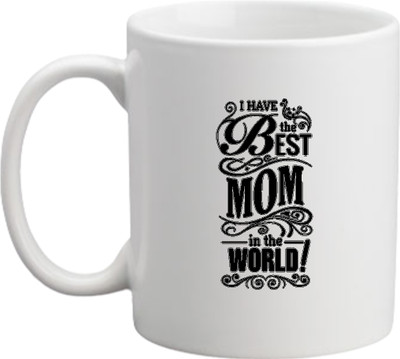 JoaToyBox Best Mom in The World Theme Ceramic Printed Tea and Coffee Ceramic Coffee Mug(330 ml)