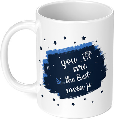 DojaBeauty Mosa Ji Best Gift For Birthday & Return Gifts For Loving Ones (DB-557) Ceramic Coffee Mug(350 ml)