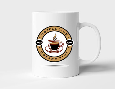 BLISSart MG_BLISS-Coffee Beans White Ceramic or Tea Cup Best For Gift 350ml or 11Oz Ceramic Coffee Mug(350 ml)