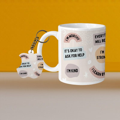 Print Ginnie 101_VM You Can Do It L-O Ceramic Coffee Mug(898 ml)