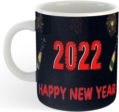 Vrantiikar All Day New Printed New Year Best Coffee 20_SR Ceramic Coffee Mug(325 ml)
