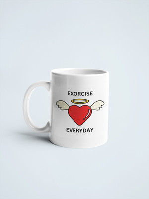 Epic Merch Exorcise everyday Ceramic Coffee Mug(350 ml)