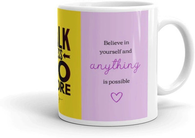 Mr UVD Talk Less Do More Motivational Thought Premium Quality_MUGG Ceramic Coffee Mug(350 ml)