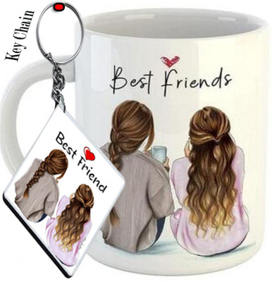 MR Gangola Birthday Gift For bestFriend Girlfriend, Happy birthday Ceramic Coffee Mug(350 ml)