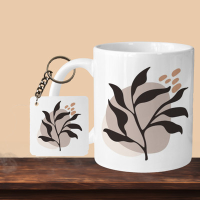 Printhorizon 101_Love Well Is The Task L-S Ceramic Coffee Mug(330 ml, Pack of 2)