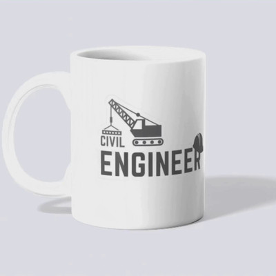 makekart Engineer Life Ceramic Coffee Mug(325 ml)