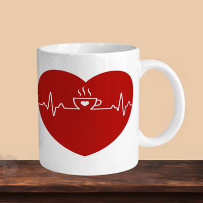 Print Ginnie 101_Coffee Lover 01 R Ceramic Coffee Mug(325 ml)