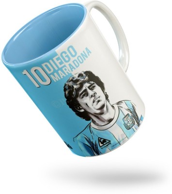 Tee Mafia NM-32-MARADONA--AFA-1 Ceramic Coffee Mug(330 ml)