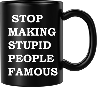 BLISSart NEW_BLS-PM-KP2225-B Ceramic Coffee Mug(350 ml)