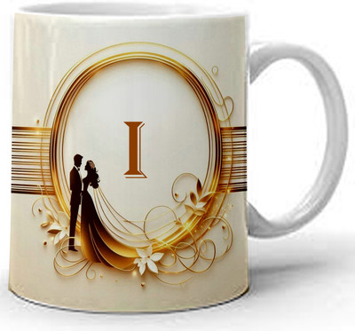 PS Sales Alphabet-09-I Ceramic Coffee Mug(350 ml)